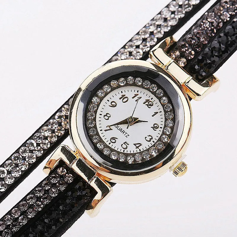 Fashion Luxury Rhinestone Bracelet Women Watch Ladies Quartz Watch Casual Women Wristwatch