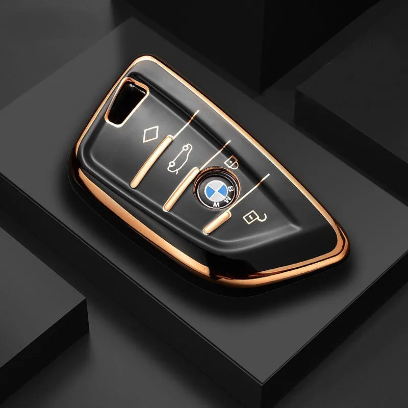 Fashion TPU Car Remote Key Case Cover Shell Fob For BMW X1 X3 X5 X6 X7 1 3 5 6 7 Series G20 G30 G11 F15 F16 G01 G02 F48 Keyless