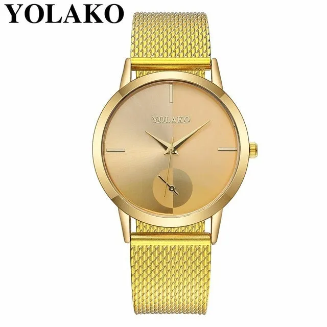 Fashion Women Quartz Watch Luxury Plastic Leather Analog Wrist Watches