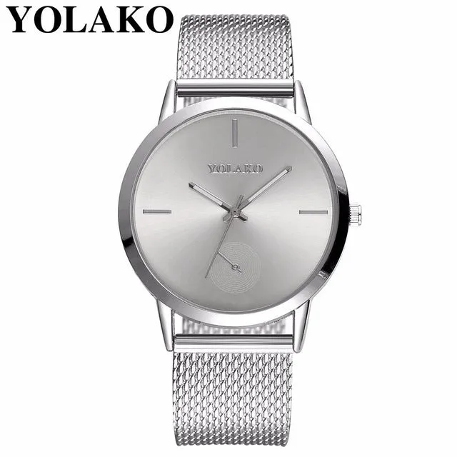 Fashion Women Quartz Watch Luxury Plastic Leather Analog Wrist Watches