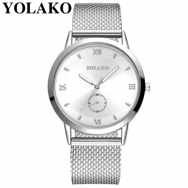 Fashion Women Quartz Watch Luxury Plastic Leather Analog Wrist Watches