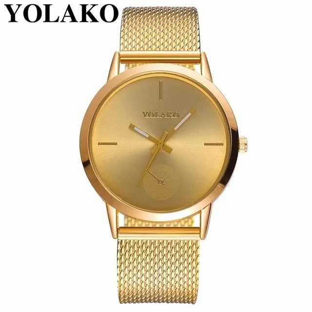 Fashion Women Quartz Watch Luxury Plastic Leather Analog Wrist Watches