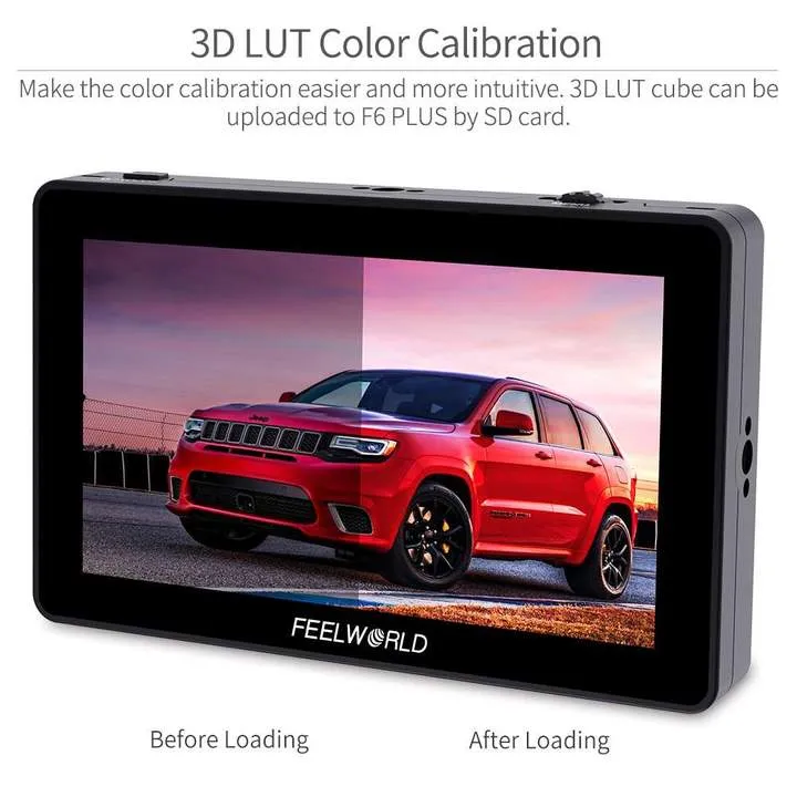 FEELWORLD F6 PLUS 5.5 Inch 3D LUT Touch Screen Camera Field Monitor HDMI FHD Support 4K Input Output