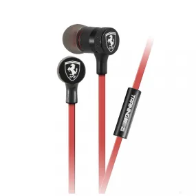 Ferrari Wired Earphone, Red, 2019