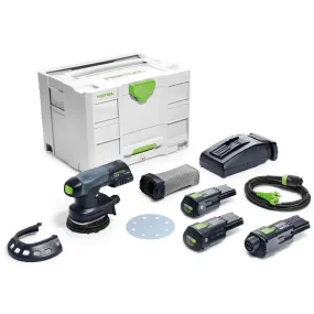 FESTOOL CORDLESS ACCENTRIC SANDER ETSC 125 LI 3.1 I-SET FES575712