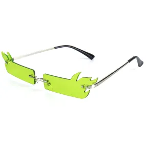 Fire Sunglasses - Green