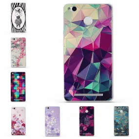 for Redmi 3x Phone Case Cover for Xiaomi Redmi 3 S 3s 3 X Soft TPU Silicon Flower Mobile Phone Bags For Redmi 3s 3 Pro Bags