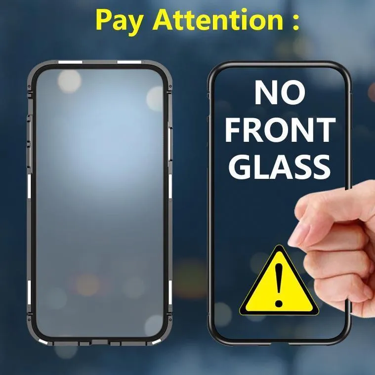 Galaxy Series Electronic Auto-Fit Magnetic Transparent Glass Case