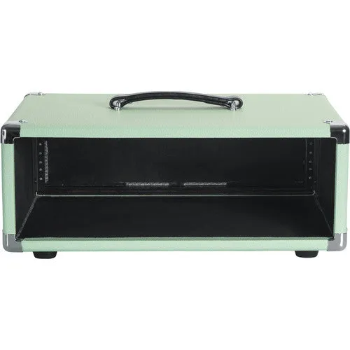 Gator GR-RETRORACK-3SG Vintage Amp Vibe Rack Case - 3U Seafoam Green