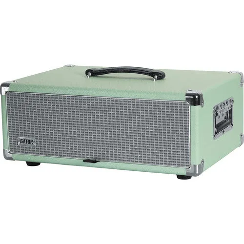 Gator GR-RETRORACK-3SG Vintage Amp Vibe Rack Case - 3U Seafoam Green