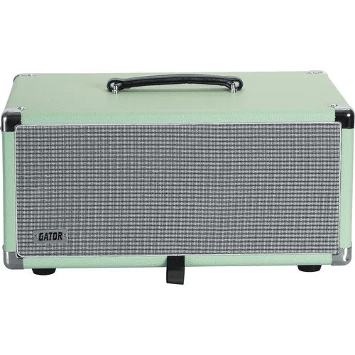 Gator GR-RETRORACK-4SG Vintage Amp Vibe Rack Case - 4U Seafoam Green