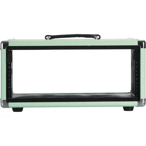 Gator GR-RETRORACK-4SG Vintage Amp Vibe Rack Case - 4U Seafoam Green