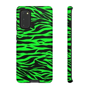 Green Cute Wild Tiger Print Pattern Tough Phone Case