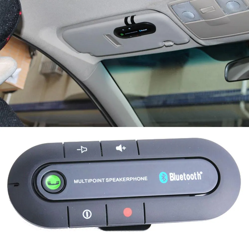 Handsfree Car Kit Sun Visor Multi-Point Speakerphone- USB Charging