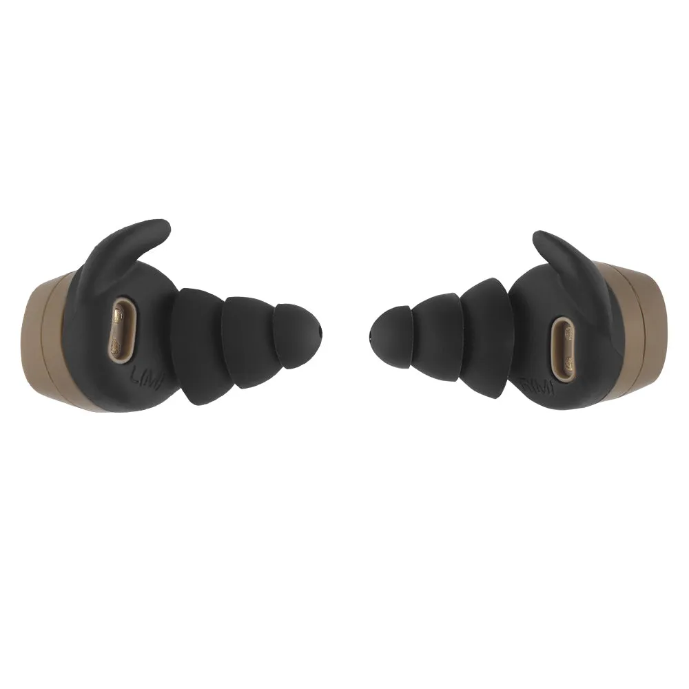 HD-30 Bluetooth Active In-Ear Hearing Protectors Tan