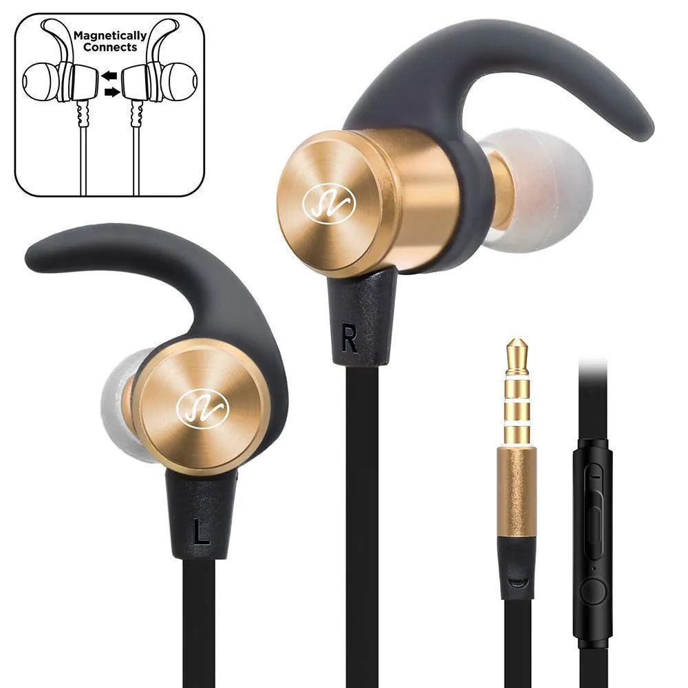 High Performance Magnetic Sports & Fitness Earbud Headphones by Modes