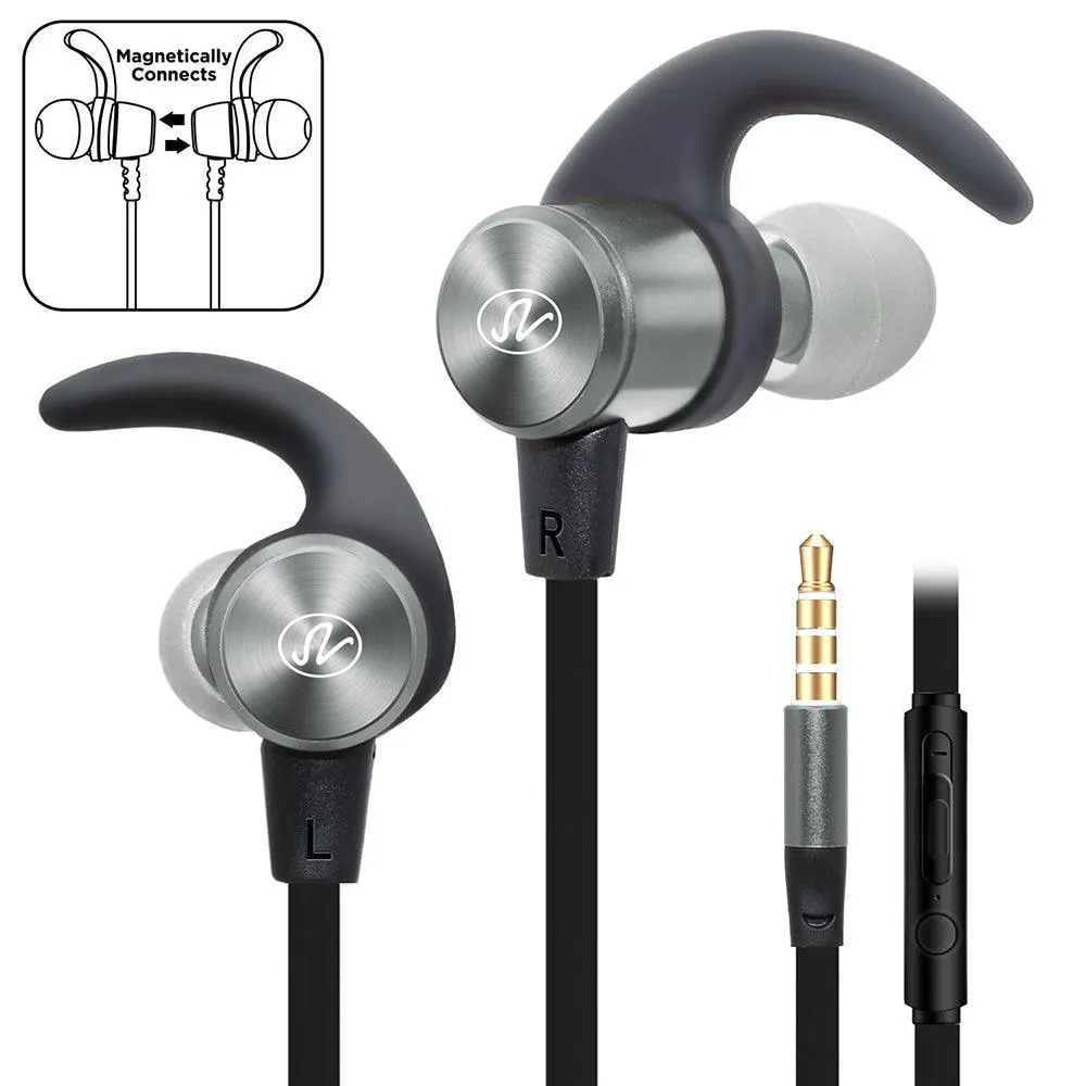 High Performance Magnetic Sports & Fitness Earbud Headphones by Modes