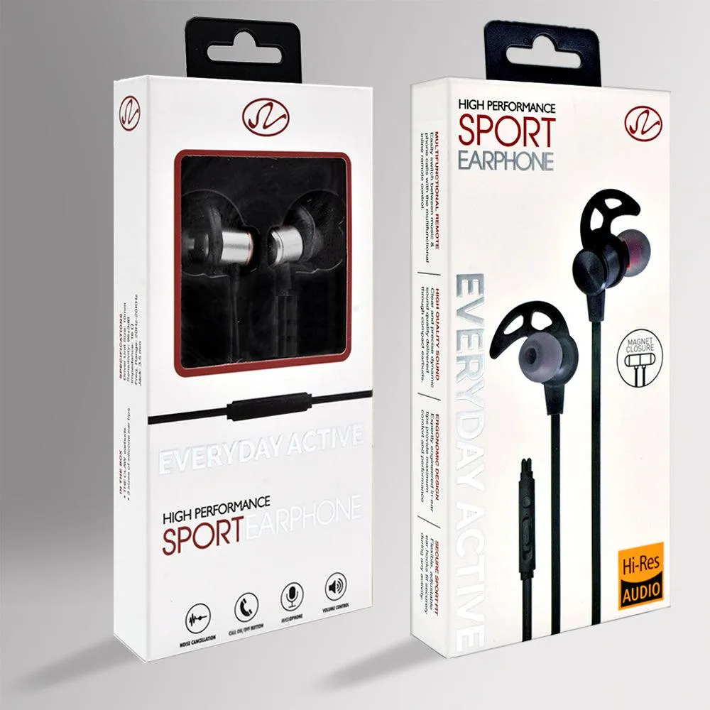 High Performance Magnetic Sports & Fitness Earbud Headphones by Modes