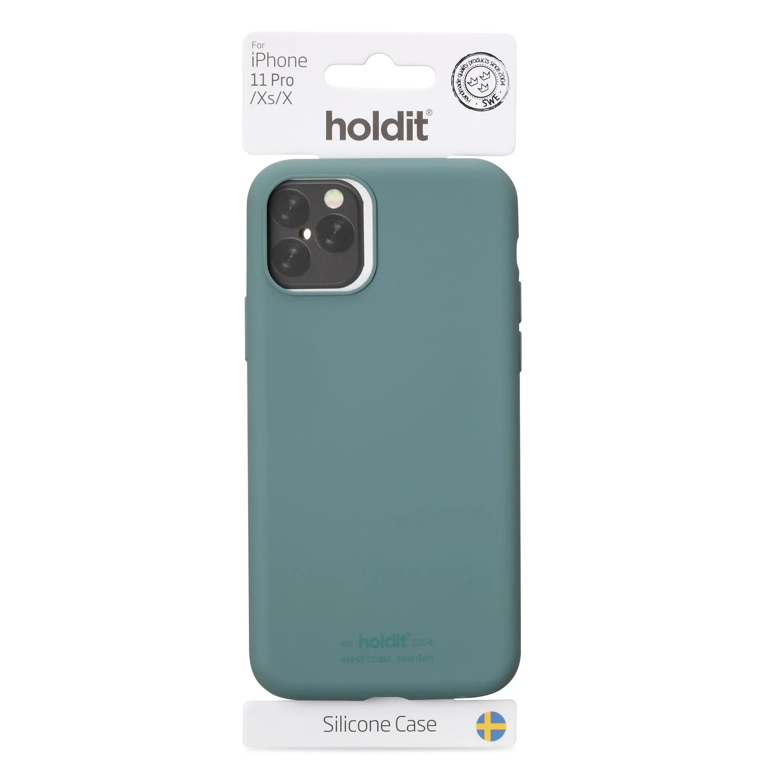 Holdit Phone Case Silicone iPhone 11 Pro / Xs / X - Moss Green