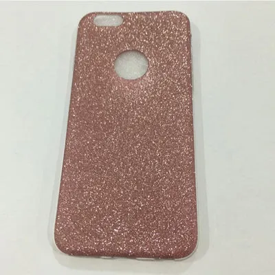 i6 6S UltraThin Glitter Bling Back Skin Cover for iPhone Crystal Soft Gel TPU Case for iPhone 6 6s 6Plus 6splus Phone Cases