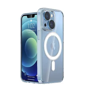 iPhone 15 Wireless Charging Transparent Magnetic Phone Case