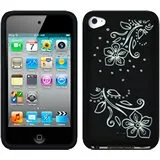 iPod Touch 4 Silicon Skin Black/White