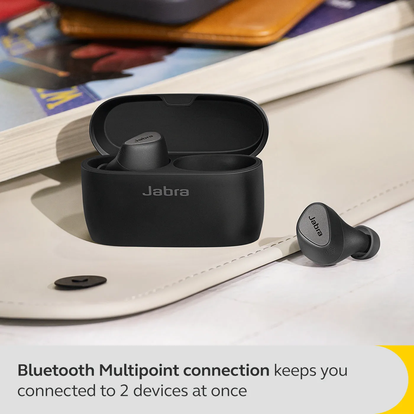 Jabra Elite 5 - True wireless Earbuds with Hybrid Active Noise Cancellation (ANC)