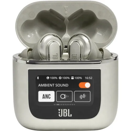 JBL TOUR PRO 2 Noise-Canceling True Wireless In-Ear Earbuds with Smart Case (Champagne)