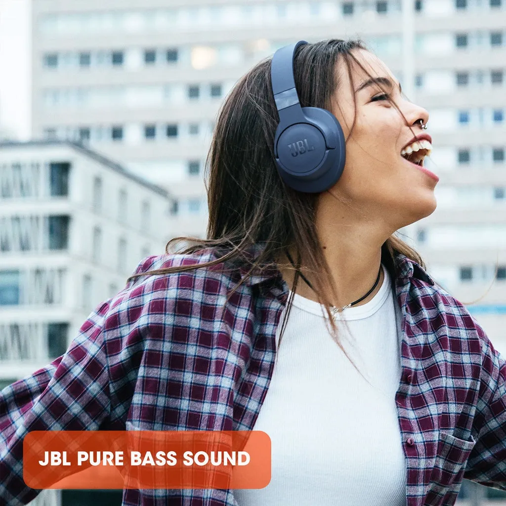 JBL TUNE 710bt Wireless Over-Ear Headphones With Built-In Microphone