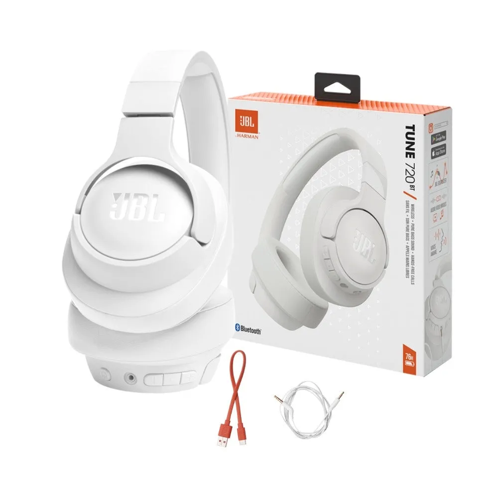 JBL TUNE 720BT Wireless Over-Ear Headphones With Built-In Microphone