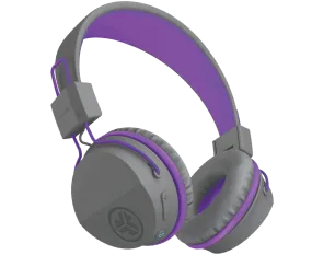 JLAB JBuddies Studio Wireless Headphones | Grey / Purple