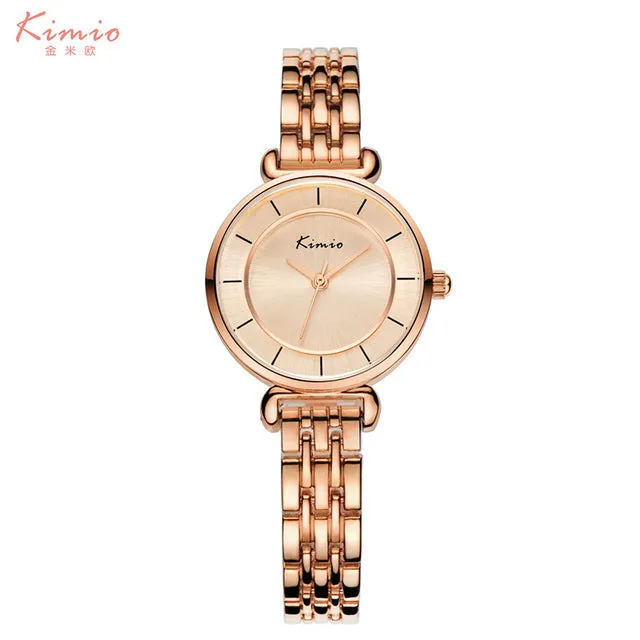 Ladies Time-limited Watches 2017 Women Watch Clover Famous Brand Fashion Stainless Steel Bracelet Quartz Wrist For Montre Femme