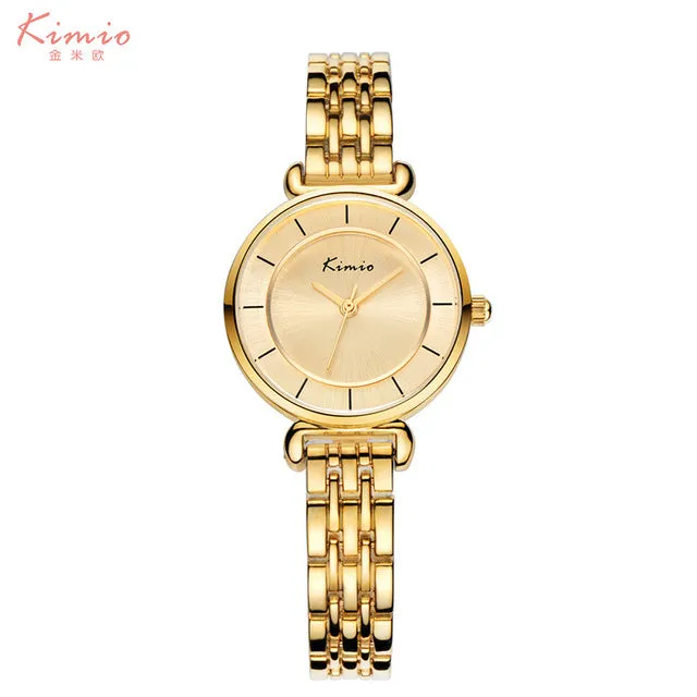 Ladies Time-limited Watches 2017 Women Watch Clover Famous Brand Fashion Stainless Steel Bracelet Quartz Wrist For Montre Femme