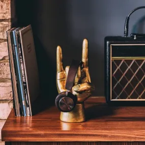 Luckies rock On Headphone Stand Gold