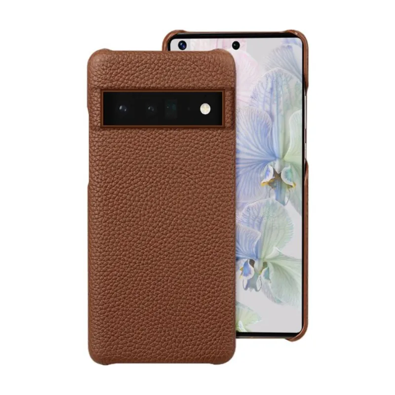 Luxury Fashion Cowhide Genuine Leather Phone Case For Google Pixel