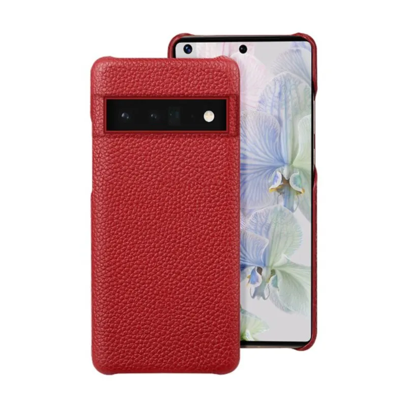 Luxury Fashion Cowhide Genuine Leather Phone Case For Google Pixel