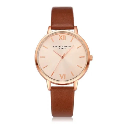 Lvpai Luxury Fashion Women Watches Brand Quartz Wristwatch Casual Clock Dress Ladies Watch Designer Gift Watches Relojes Mujer