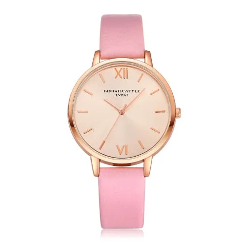 Lvpai Luxury Fashion Women Watches Brand Quartz Wristwatch Casual Clock Dress Ladies Watch Designer Gift Watches Relojes Mujer