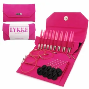 Lykke Blush 3.5" Interchangeable Circular Needle Set | With Carrying Case