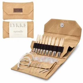 Lykke Naturale 3.5" Interchangeable Circular Needle Set | With Carrying Case