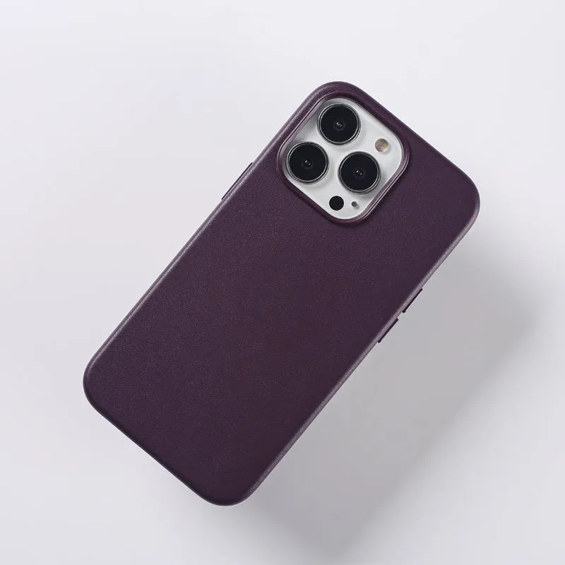 Magnetic Leather Phone Case Protective Cover