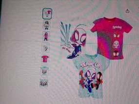 Marvel Spidey Team Up T-Shirts for Girls 3T