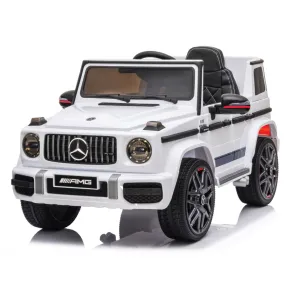 Mercedes-Benz AMG G63, 12V Electric Kids' Ride on Car With Parental Remote Control, LED Lights, Leather Seat and MP3- Kids on Wheelz