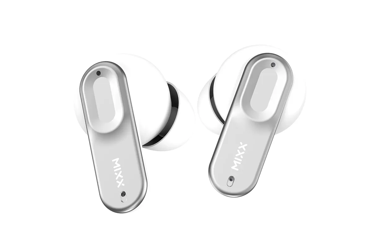 Mixx Streambuds Ultra Mini TWS Earphones Silver White  | SBUL-MI-SW-378