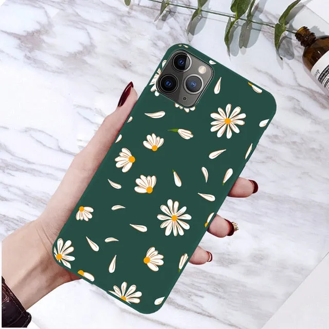 Moskado soft Art Flower Daisy phone Case