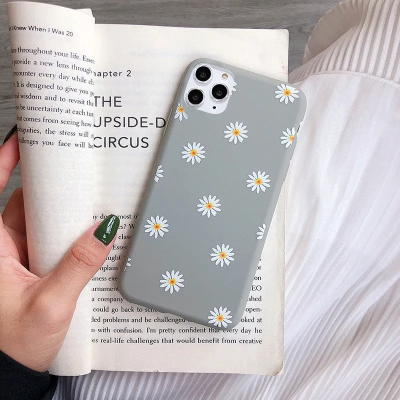 Moskado soft Art Flower Daisy phone Case