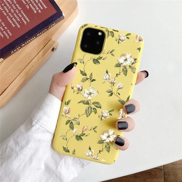 Moskado soft Art Flower Daisy phone Case