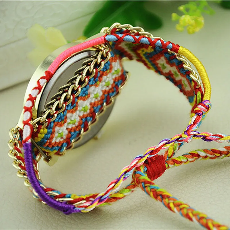 New Dreamcatcher Women's Watch - Friendship Pattern Braided Bracelet