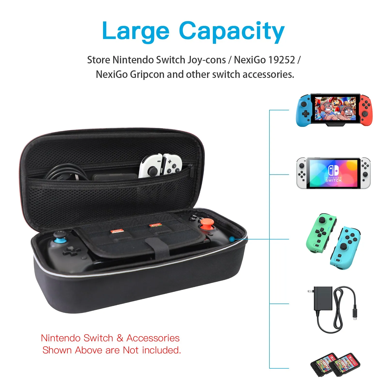 NexiGo Carrying Case for Nintendo Switch