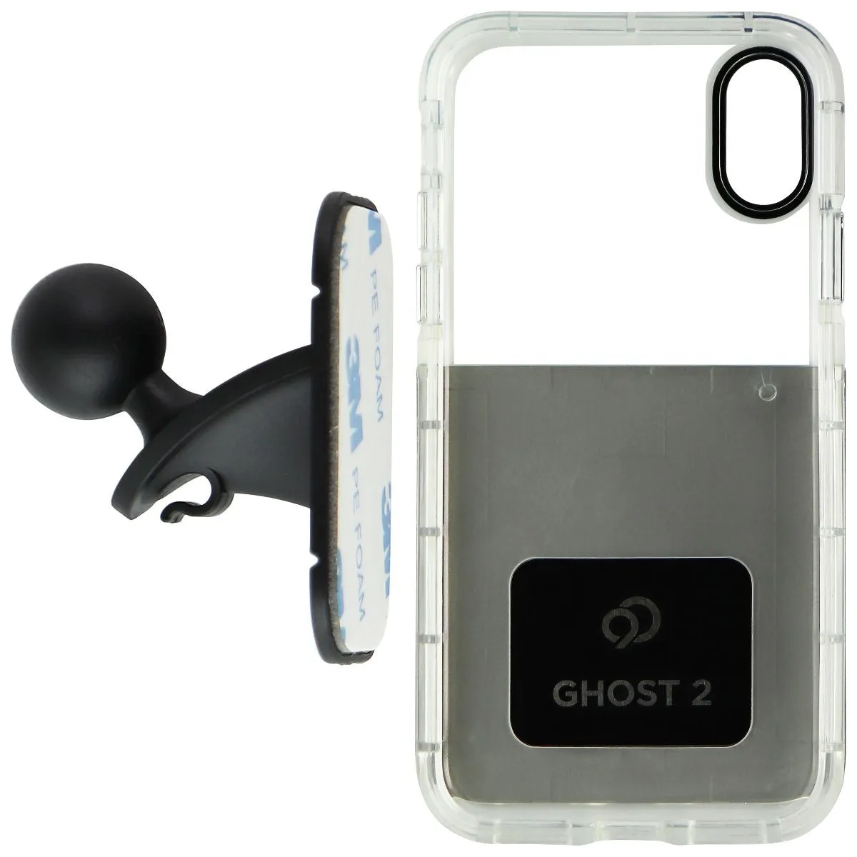 Nimbus9 Ghost 2 Series Case  & Mount Kit for iPhone XS & iPhone X - Olive Gray